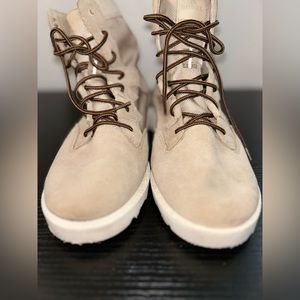 Womens SOREL Caribou OTM Waterproof Boot Ancient Fossil/Chalk sz 9